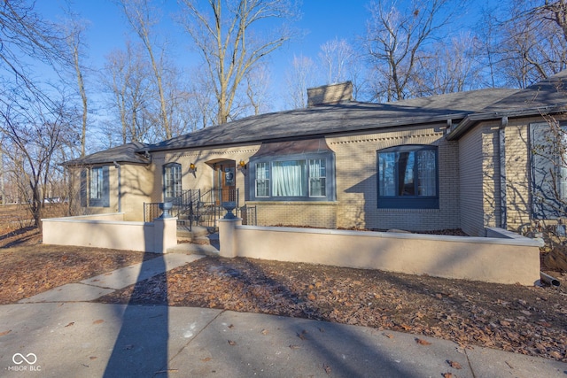 view of front of home