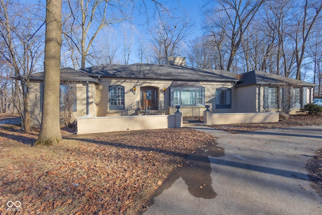 view of ranch-style home