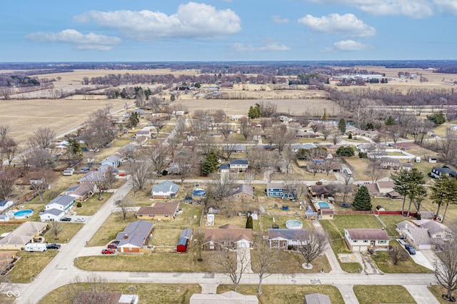 birds eye view of property featuring a residential view