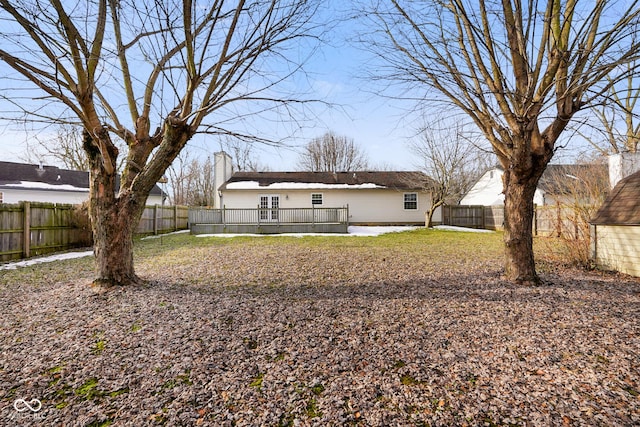 view of rear view of house