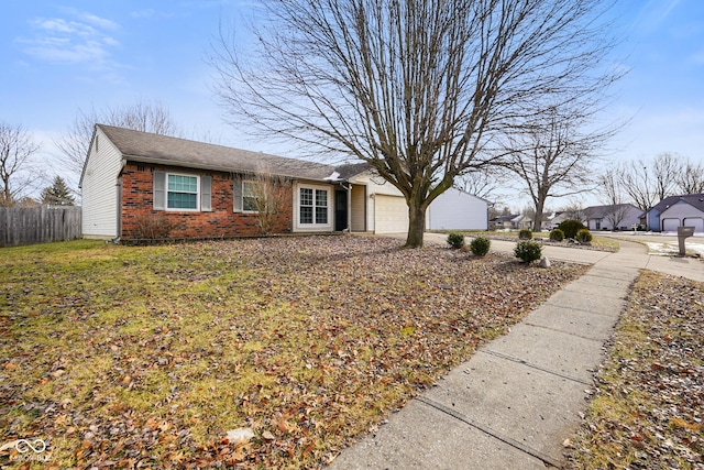 ranch-style house with a garage