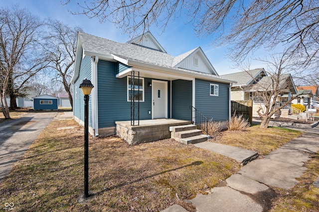 bungalow with covered porch