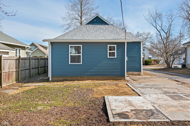 view of side of home