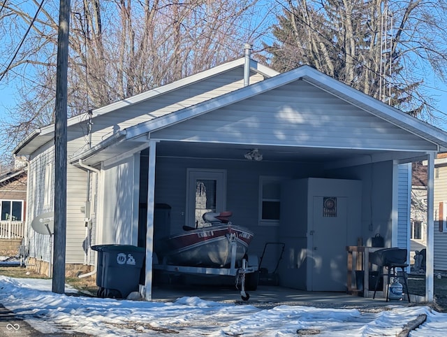 view of front of home