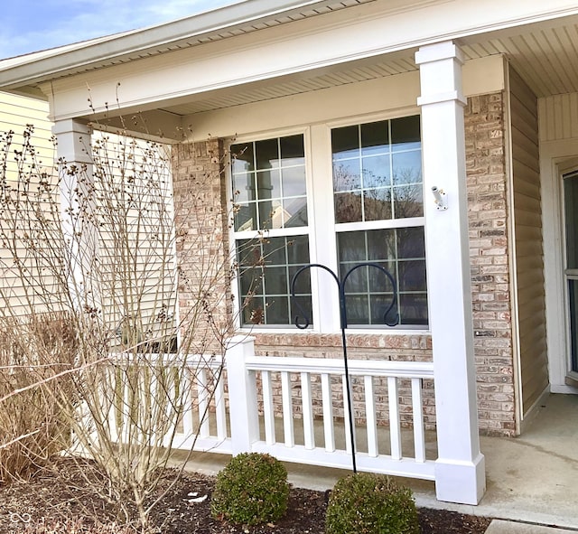 entrance to property featuring french doors