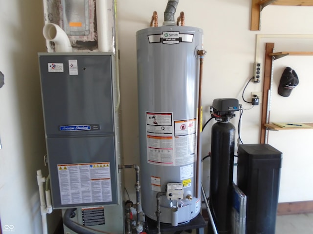 utilities featuring water heater