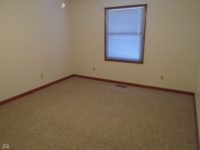 spare room with carpet