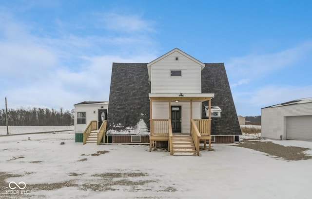 view of front of property