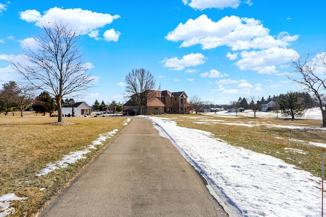 view of road