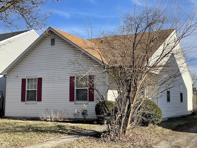 view of side of property