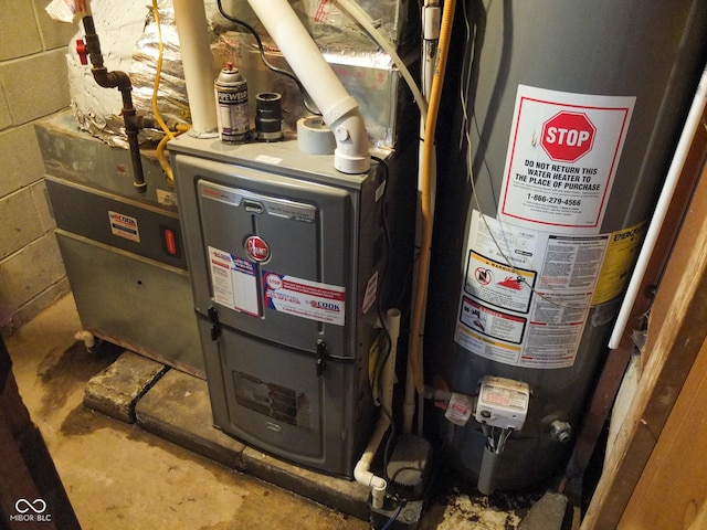 utilities with gas water heater