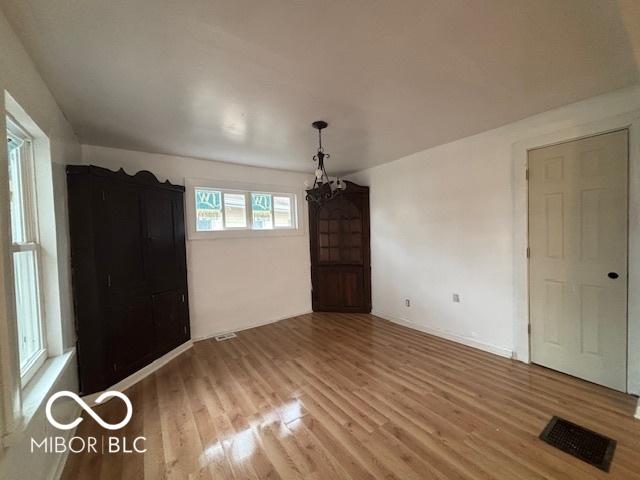 interior space with wood-type flooring