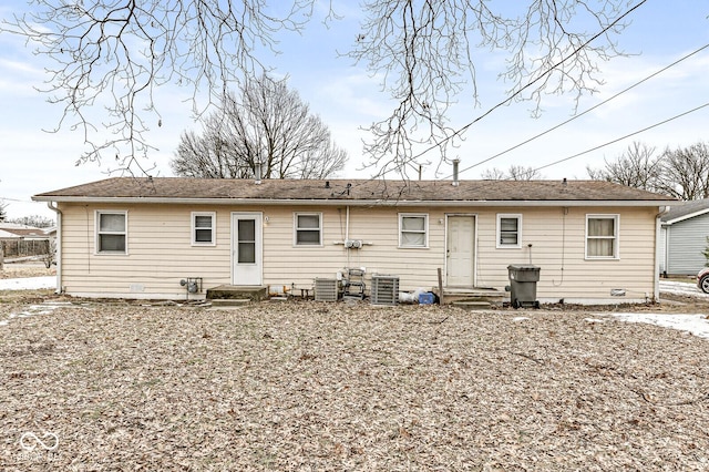 view of back of property