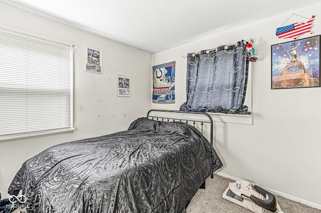 bedroom featuring carpet floors