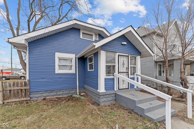 view of front of property