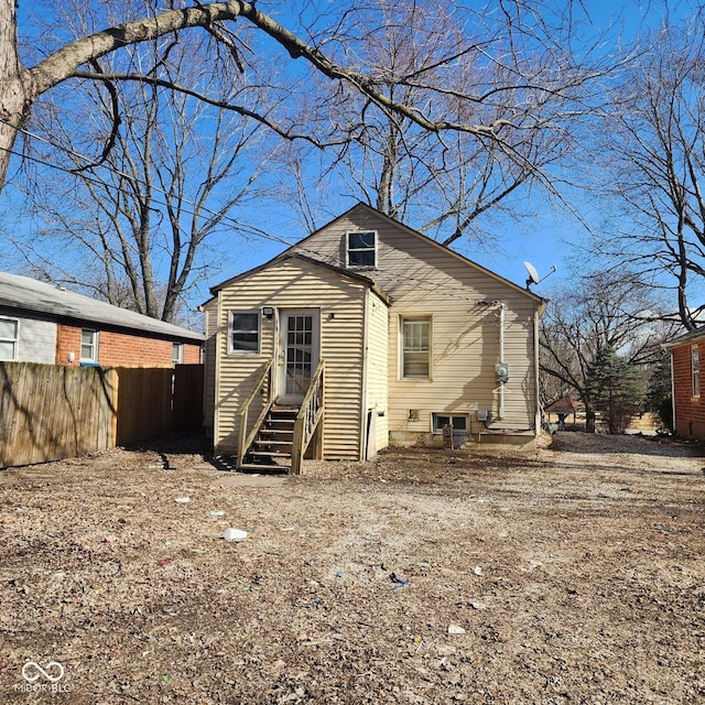 view of rear view of house