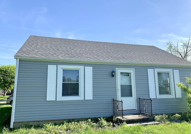 view of rear view of property