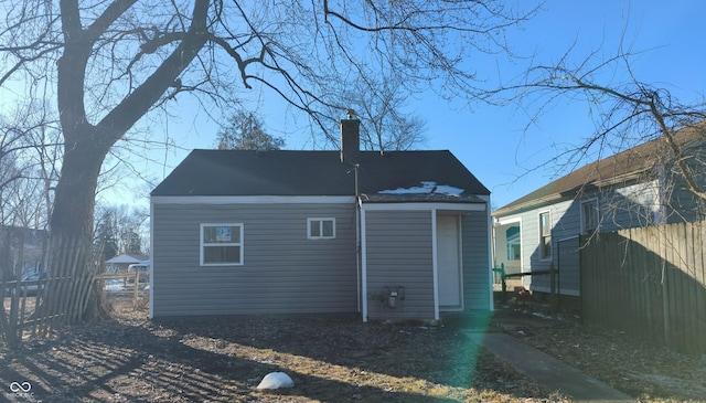 view of rear view of house