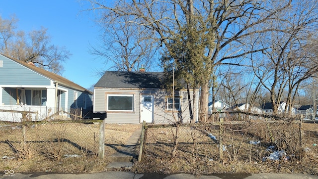 view of bungalow-style house