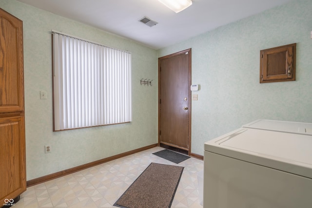 laundry room featuring washer and dryer