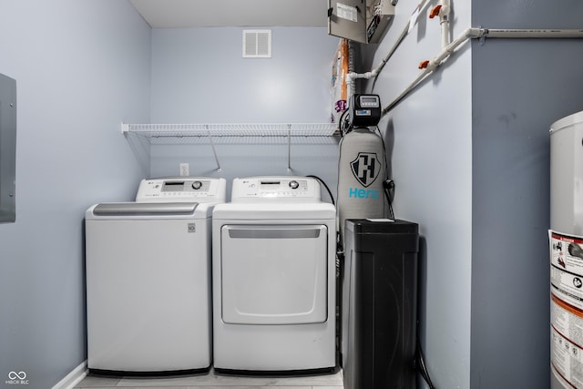 washroom featuring separate washer and dryer