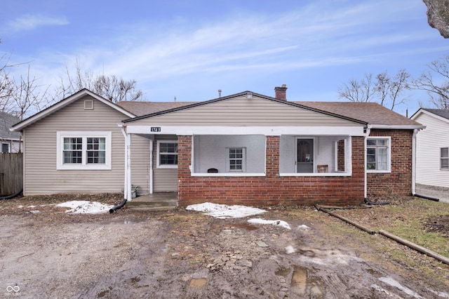 view of front of home