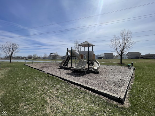 7842 Cork Bend Ln, Indianapolis, IN 46239 - community jungle gym featuring a yard