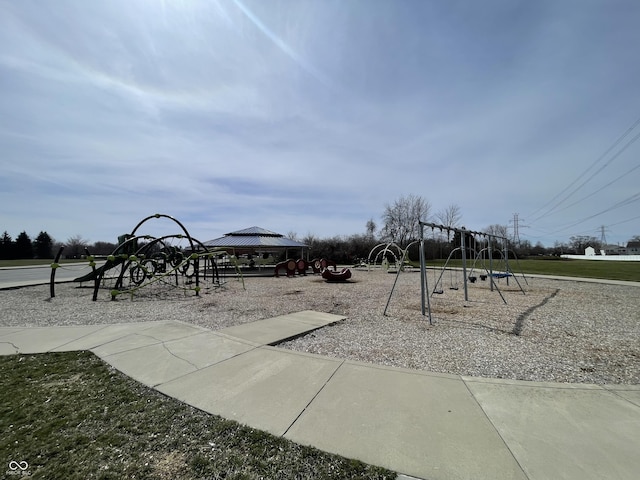 7842 Cork Bend Ln, Indianapolis, IN 46239 - community jungle gym with a gazebo