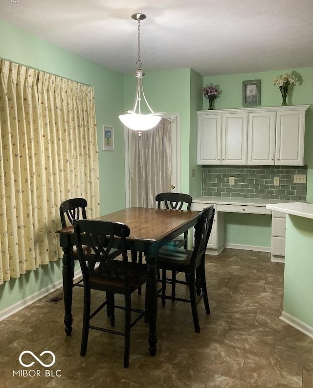 view of dining area