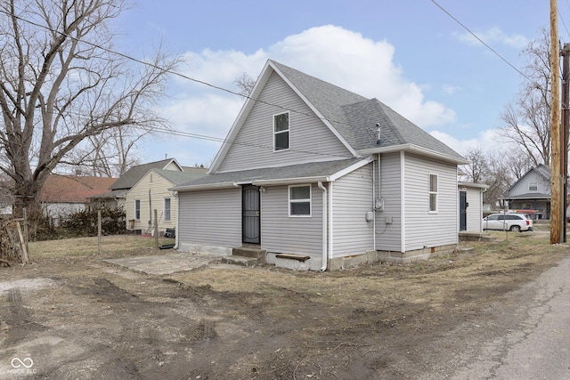 view of back of property