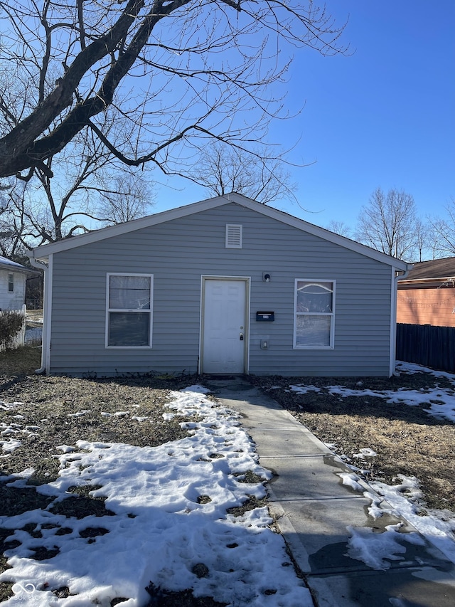 view of front of house