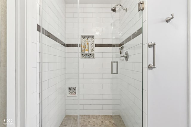 bathroom with walk in shower