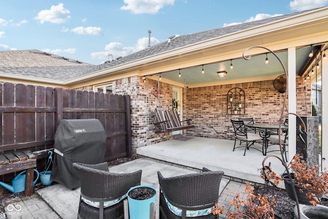 view of patio / terrace with grilling area