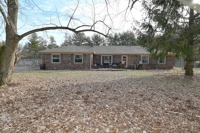 view of ranch-style home