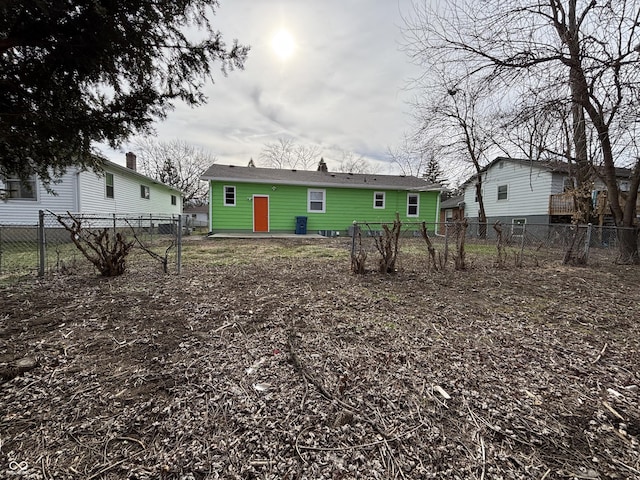 view of rear view of property