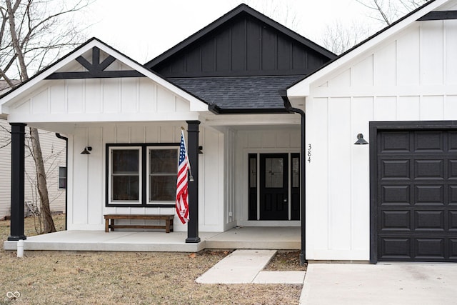 exterior space featuring a porch