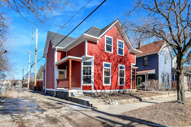 view of front of home