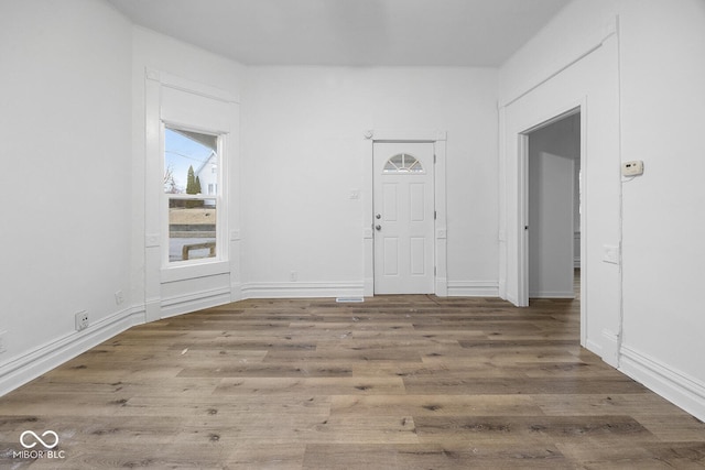 interior space featuring hardwood / wood-style flooring