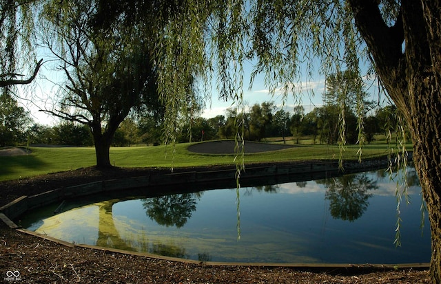 view of water feature