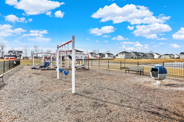 view of jungle gym