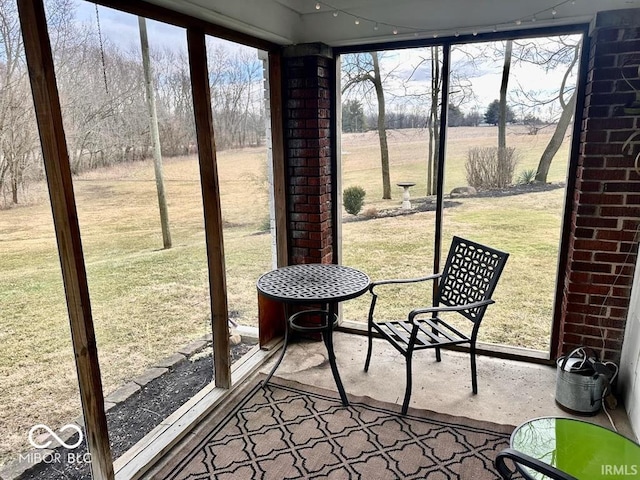 12801 E Edgewater Rd, Albany, IN 47320 - view of sunroom