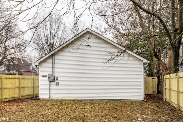 view of side of home