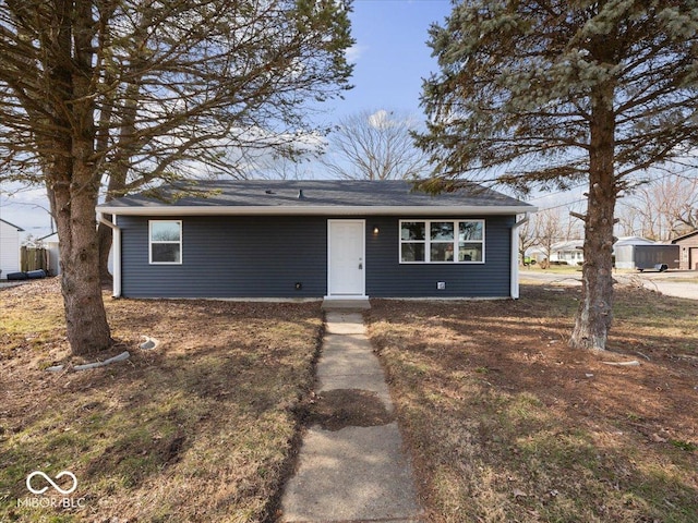 view of front of home