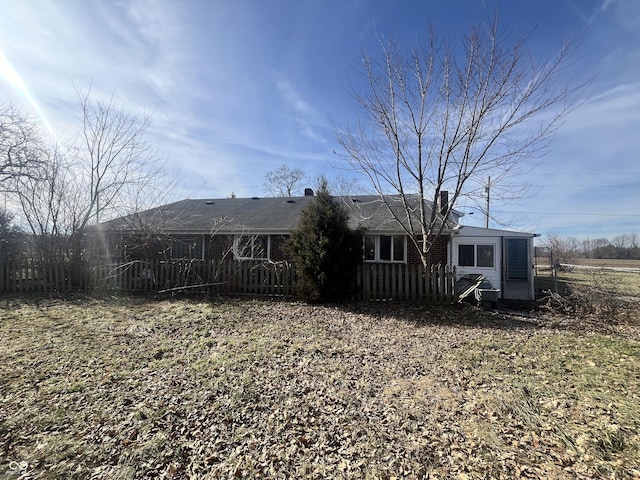 view of rear view of house