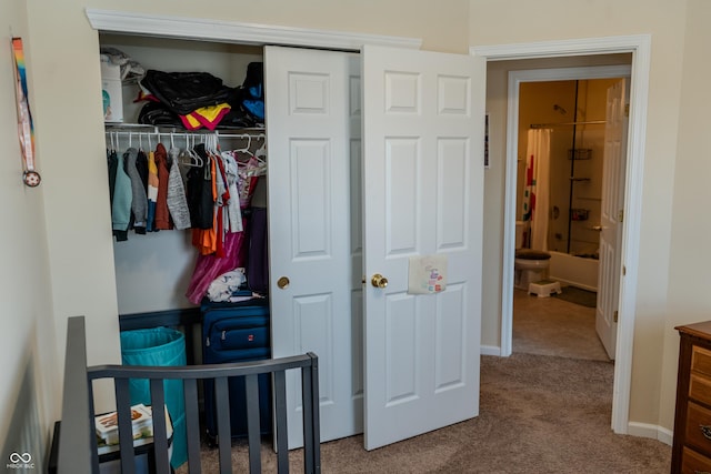 view of closet