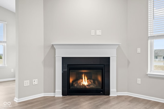 room details featuring hardwood / wood-style flooring