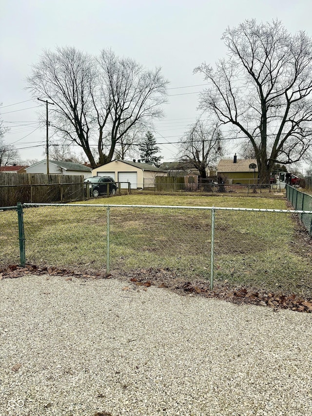 view of front of property with fence