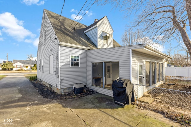 view of rear view of house