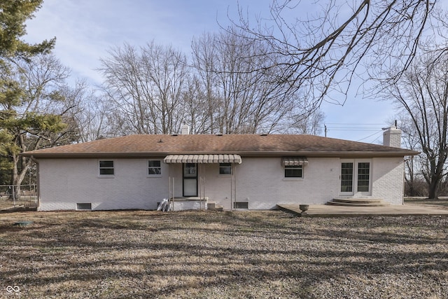 view of rear view of property