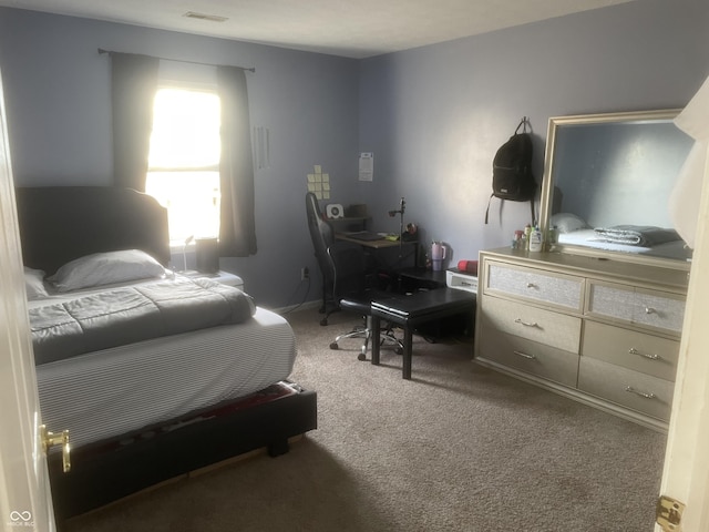 bedroom featuring carpet flooring